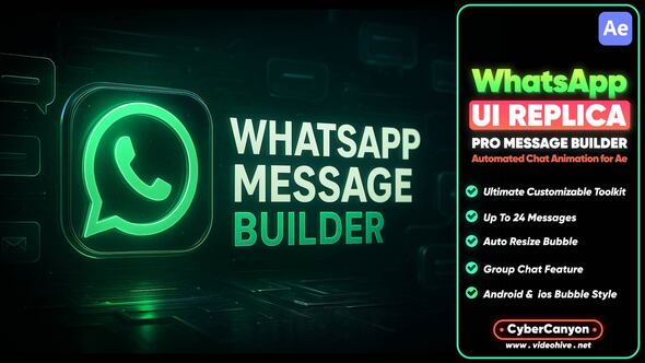 Photo of WhatsApp UI Replica – Pro Message Builder – Videohive 60182201