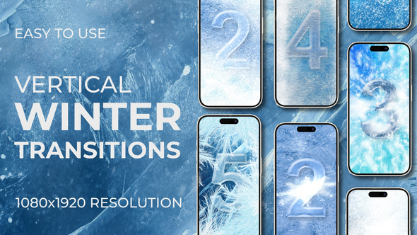 Photo of Winter Frost Ice Snowball Vertical Transitions – Videohive 60320433