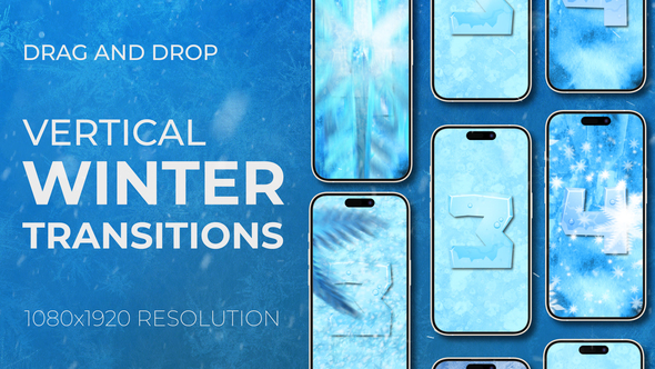 Photo of Winter Frost Snow Christmas Vertical Transitions – Videohive 60070433