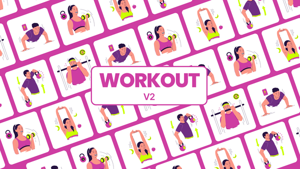 Photo of WorkOut Icon Animation – Videohive 60119492