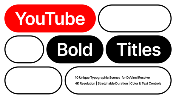Photo of YouTube Bold Titles | DR – Videohive 60099805