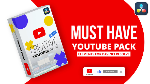 Photo of YouTube Creative Elements – DaVinci Resolve Template – Videohive 32034619