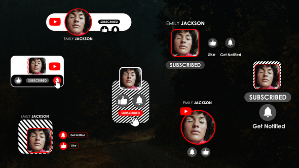 Photo of YouTube Subscribe Button Pack – Like & Notification Animation – Videohive 60198716