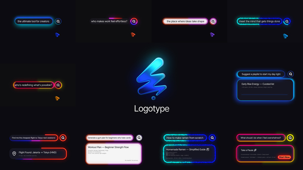 Photo of AI Dark Search Bar – Videohive 60744490