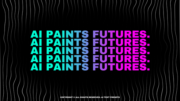 Photo of AI Text Presets – Videohive 60559662