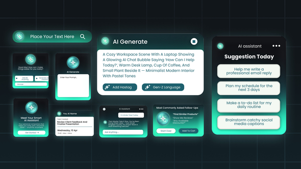 Photo of AI Widget After Effect Template – Videohive 60648356