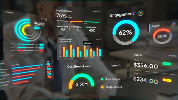 Photo of Analytic Glass Infographic – Videohive 60767651