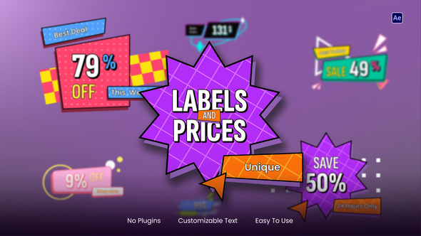Photo of Animated Labels & Prices – Videohive 60733821