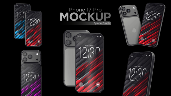 Photo of App Promo | Phone 17 Pro Black Mockup – Videohive 60662151