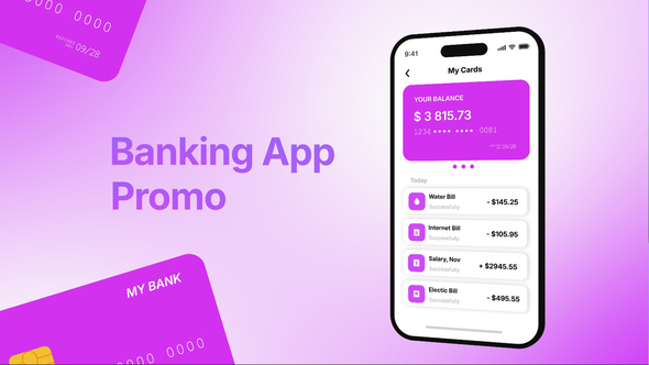 Photo of Banking App Promo – Videohive 60578029