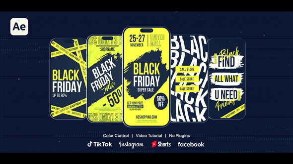 Photo of Black Friday Instagram Stories – Videohive 60587680