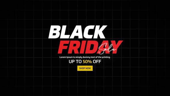 Photo of Black Friday Promo Titles – Videohive 60665541