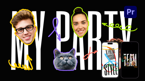 Photo of Bold & Colorful Face Intro – Videohive 60825560