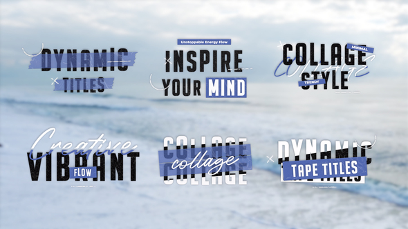 Photo of Bold & Tape Titles – Videohive 60747291