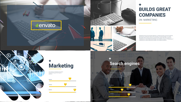 Photo of Business Marketer – Flat Corporate Presentation – Videohive 18199183