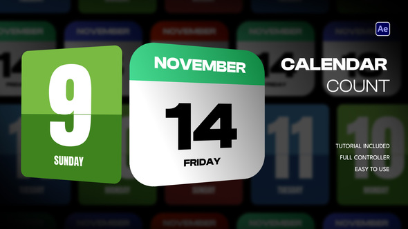 Photo of Calendar Count – Videohive 60793532