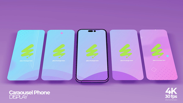 Photo of Carousel Phone Screen Mockup – Videohive 58124427