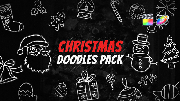 Photo of Christmas Doodles Pack | FCPX – Videohive 60691763