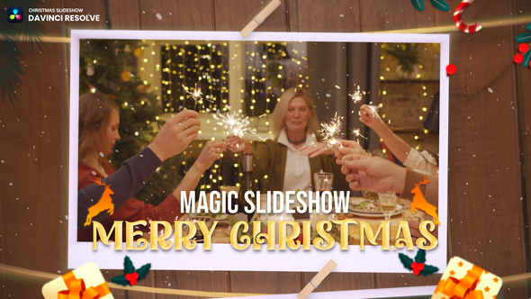 Photo of Christmas Slideshow Photo Wall – Videohive 60826334