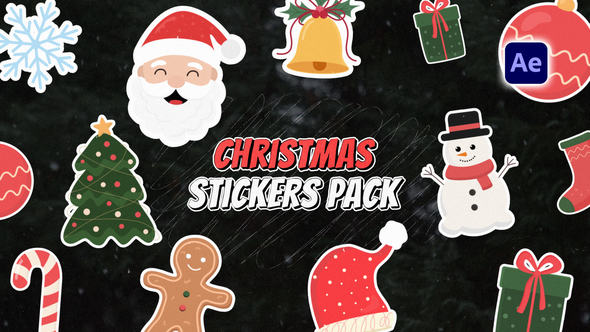 Photo of Christmas Stickers Pack – Videohive 60797155