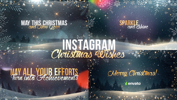 Photo of Christmas Titles – Instagram Wishes – Videohive 60733023