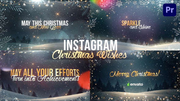 Photo of Christmas Titles – Instagram Wishes – Videohive 60797447