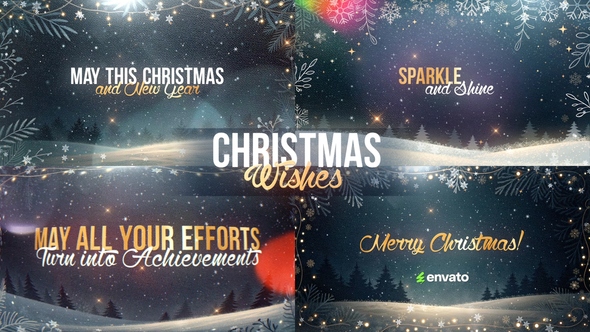 Photo of Christmas Titles – Wishes and Greetings – Videohive 60629357