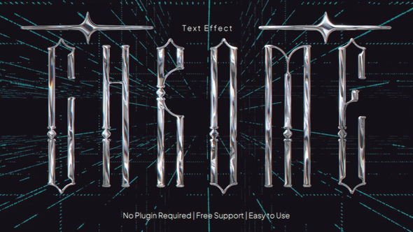 Photo of Chrome Text Effect – Videohive 60798296