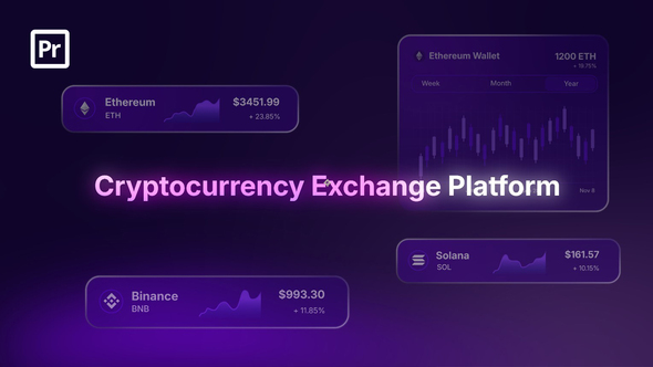 Photo of Cryptocurrency Exchange Platform for Premiere Pro – Videohive 60770020