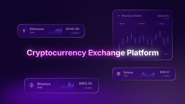 Photo of Cryptocurrency Exchange Platform – Videohive 60747582