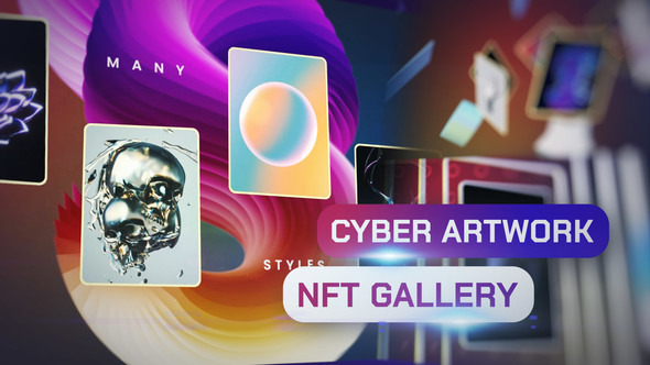 Photo of NFT Promo Slideshow for Digital Art Gallery – Vertical Scenes, 3D Shapes, Loop Animations – Videohive 47699582