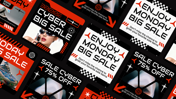 Photo of Cyber Monday Social Media After Effect – Videohive 60718615