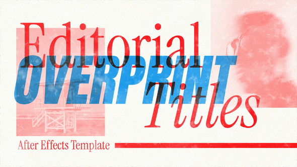 Photo of Editorial Overprint Titles – Videohive 60788958