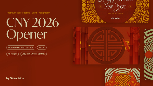 Photo of Elegant Chinese New Year 2026 Opener – Videohive 60849676