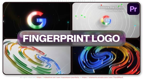 Photo of Fingerprint Strokes Logo – Videohive 60561223