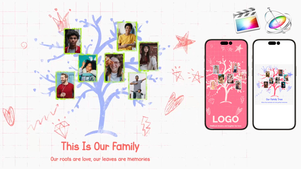 Photo of Friends & Family Tree Collage Reveal – Videohive 60787348