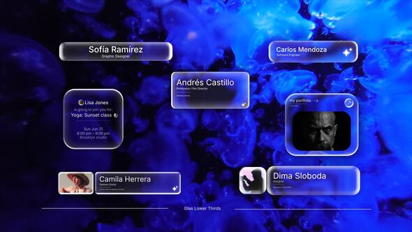 Photo of Glass Lower Thirds – Videohive 60805688