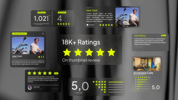 Photo of Glass Review Ratings – Videohive 60897489