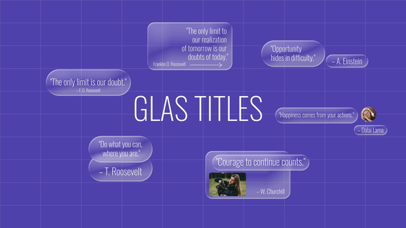 Photo of Glass Titles – Videohive 60573103