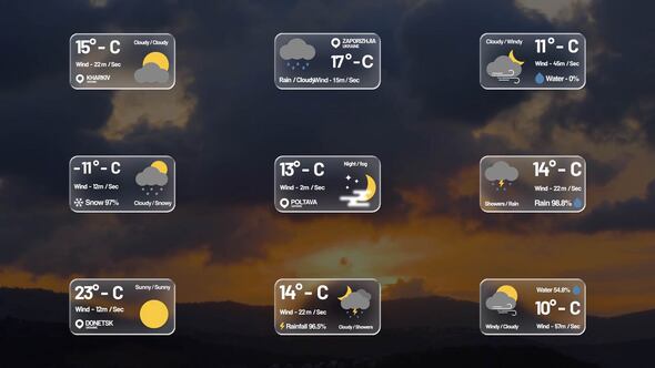 Photo of Glass Weather Titles | MOGRT – Videohive 60754175