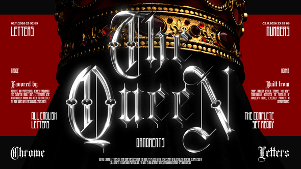 Photo of Gothic Chrome Animated Letters – Videohive 60709883