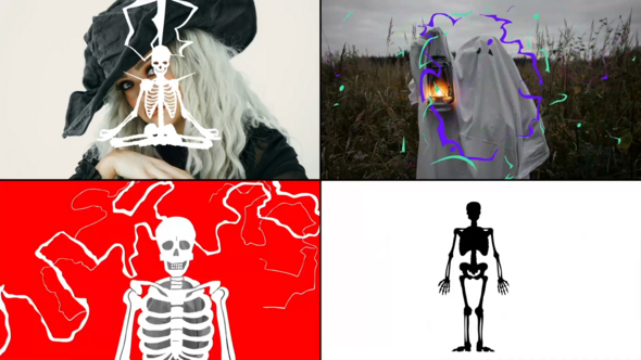 Photo of Halloween Skeletons Transitions for After Effects – Videohive 60556797