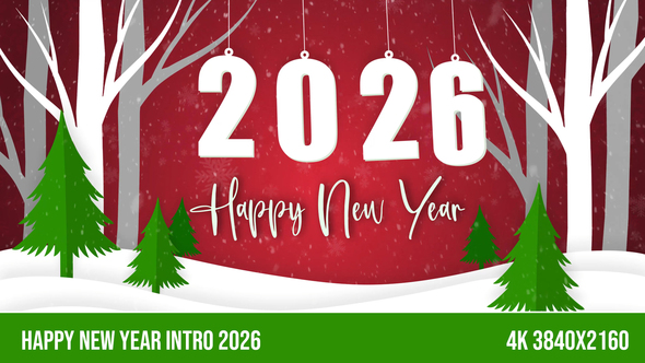 Photo of Happy New Year 2026 Intro – Videohive 35393823