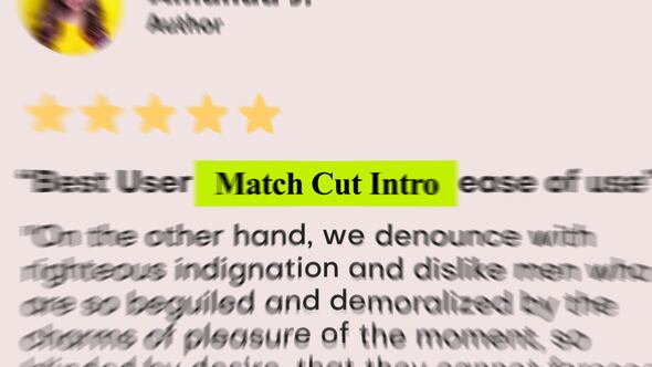 Photo of Horizontal Match Cut | MOGRT – Videohive 60696952