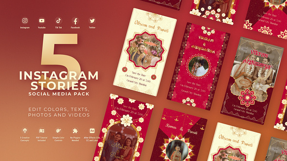 Photo of Indian Wedding Invitation – Videohive 60813462