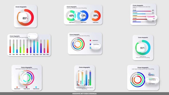 Photo of Infographics Glass Titles – Videohive 60731186