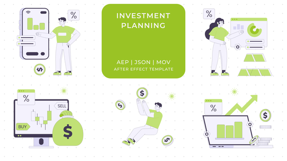 Photo of Investment Planning Animated Illustration | After Effects – Videohive 60648439