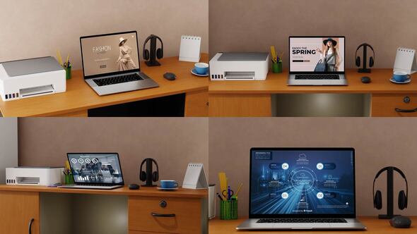Photo of Laptop mockup – Videohive 59695819