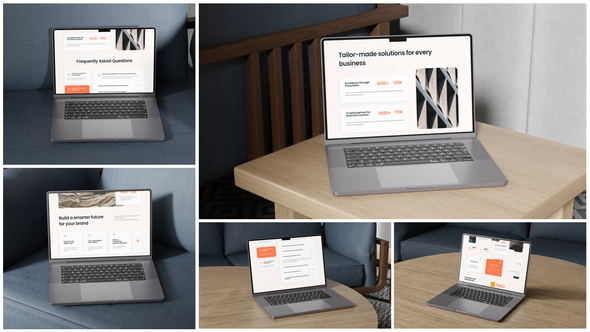 Photo of Laptop Presentation Mockup – Videohive 60718783