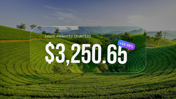 Photo of Liquid Animated Counters – Videohive 60637571